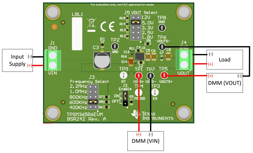 Texas Instruments Modules d'évaluation TPSM365R6